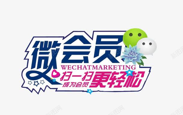 微会员扫扫更轻松png免抠素材_88icon https://88icon.com VIP 会员 会员福利 免抠素材 微信
