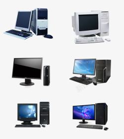 台式电脑显示器多种风格台式电脑高清图片