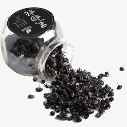 新疆特产黑枸杞茶新疆特产瓶装黑枸杞茶高清图片