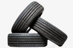 圆环三角形黑色汽车用品靠在一起的轮胎橡胶高清图片