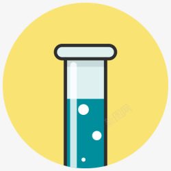 化学化学实验倒入化学试验管管药素材