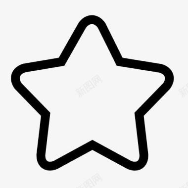 star空心五角星图标图标