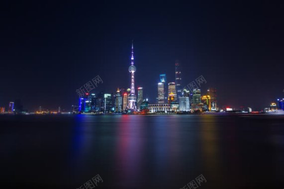 上海繁华都市东方明珠背景