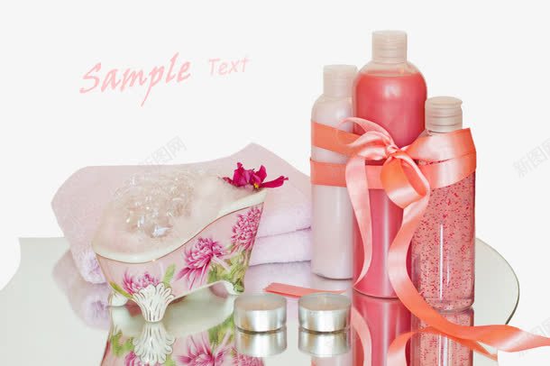 洗浴用品png免抠素材_88icon https://88icon.com SPA 优雅 护肤 洗浴 浴盐
