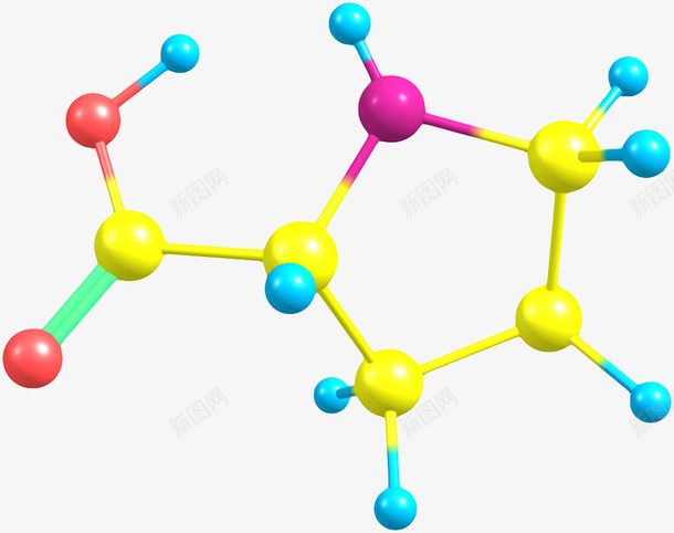 黄色脯氨酸分子形状png免抠素材_88icon https://88icon.com 几何 分子形状 分子结构 原子 发亮 明亮 最小单元 物理化学术语 空间 阿伏伽德罗 顺序