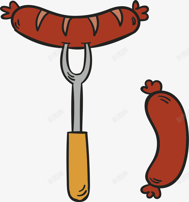美味烧烤德国香肠矢量图ai免抠素材_88icon https://88icon.com 德国香肠 烤肠 烧烤 烧烤香肠 矢量png 矢量图 香肠 香肠图案