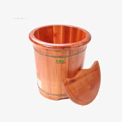 香椿木养生足浴桶素材