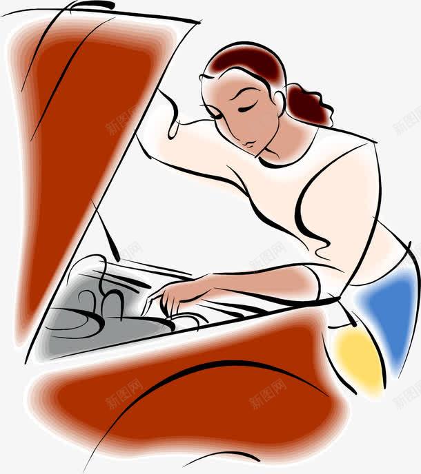 素描人物png免抠素材_88icon https://88icon.com PNG图形 人物 后备箱 手绘图 装饰