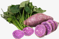 实物紫色红薯片素材