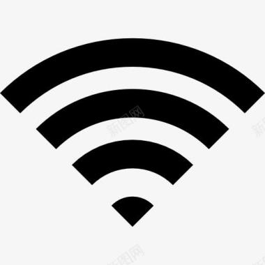 棕色图案WiFi图标图标