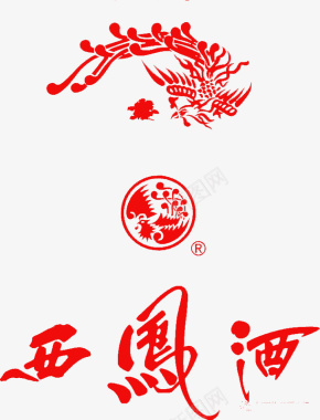 凤凰姜糖西凤酒logo图图标图标