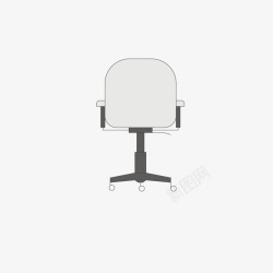 个性雷达椅白色的个性电脑椅高清图片