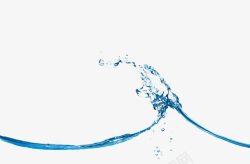 波光粼粼的水面蓝色水面水花高清图片