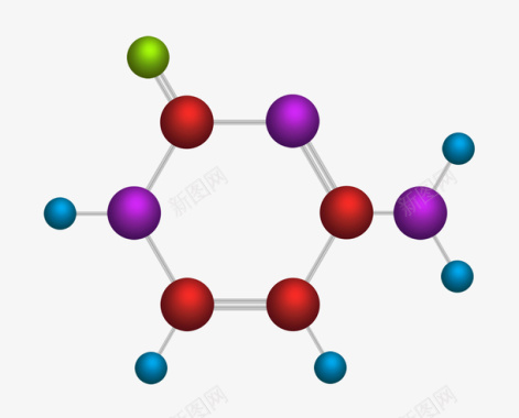 基因元素分子分子机构图标图标