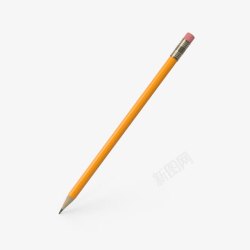 写作用具带橡皮的铅笔高清图片