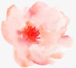 水粉玫瑰花装饰元素素材