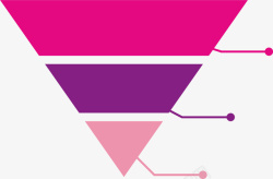 紫色三角形背景紫色金字塔高清图片