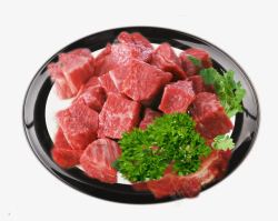 生鲜羊肉块瘦肉实物素材