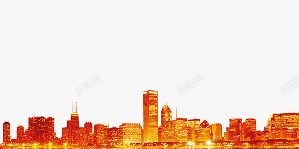 都市夜景psd免抠素材_88icon https://88icon.com 建筑 繁华城市 都市夜景 高楼大厦