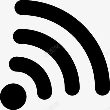 蓝牙连接商场WiFi标志图标图标