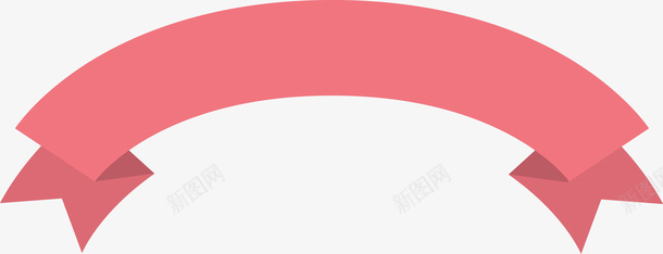 红色折叠带子png免抠素材_88icon https://88icon.com 彩色飘带 扁平化标题框 折叠丝带 折叠图形 标题 背景 菜单 装饰 飘带