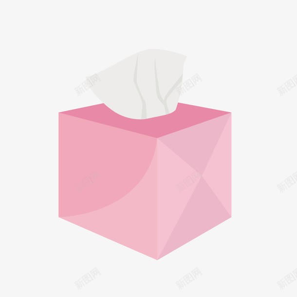 卡通手绘吸油纸餐巾纸抽纸png免抠素材_88icon https://88icon.com 卡通 吸油纸 方形盒子 桌纸 粉色盒子 纸巾 餐巾纸