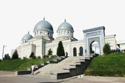 建筑外立面设计塔什干清真寺高清图片