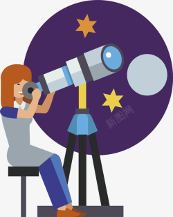 天文望远镜天文观测站高清图片