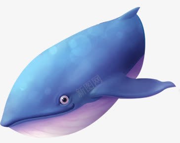 卡通蓝色海底动物鲨鱼png免抠素材_88icon https://88icon.com 动物 卡通 海底 蓝色 鲨鱼