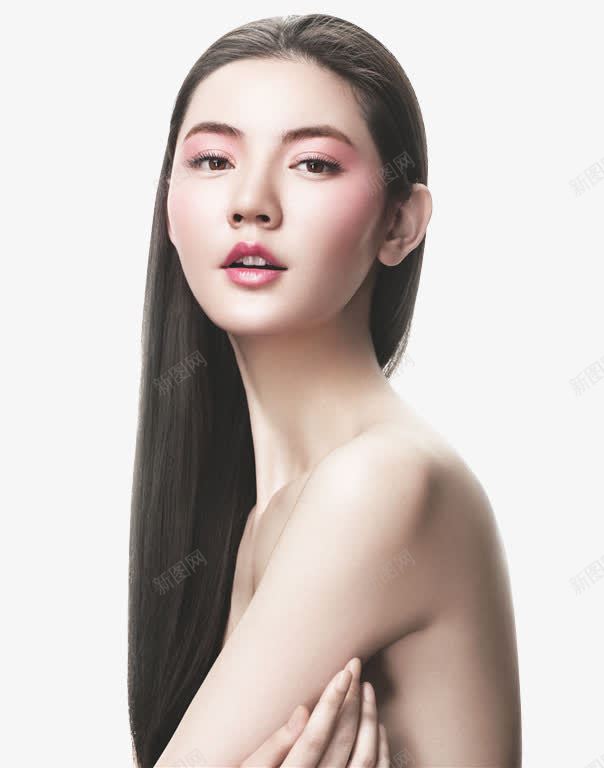 彩妆女性化妆长发眼影png免抠素材_88icon https://88icon.com 化妆 女性 长发