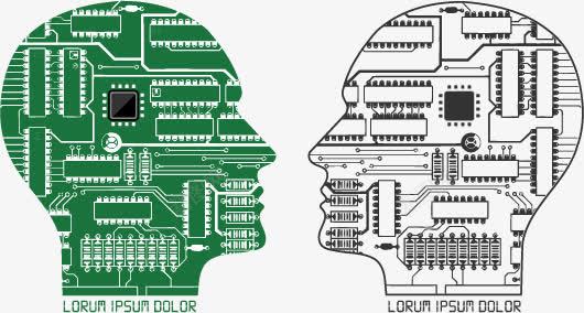 人的大脑png免抠素材_88icon https://88icon.com 大脑 头部 接线图 智能大脑 机器人 电路板