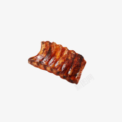 猪烧烤产品实物烧烤猪肋排高清图片