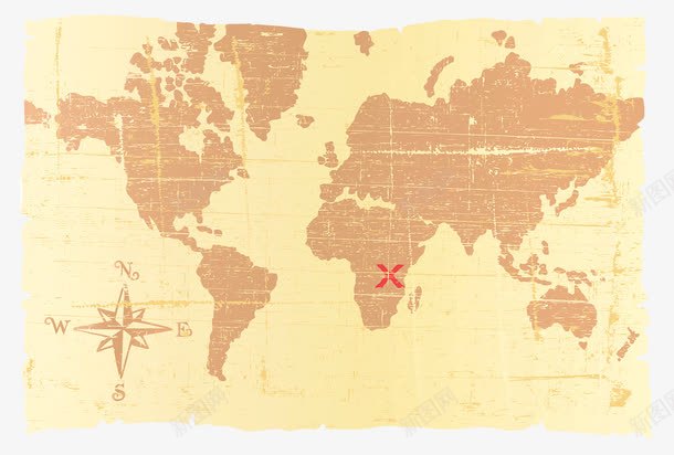 远古航海地图png免抠素材_88icon https://88icon.com 世界地图 发黄 古代地图