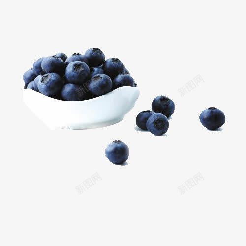 蓝莓的秘密png免抠素材_88icon https://88icon.com 养生 抗衰老 水果 深蓝色