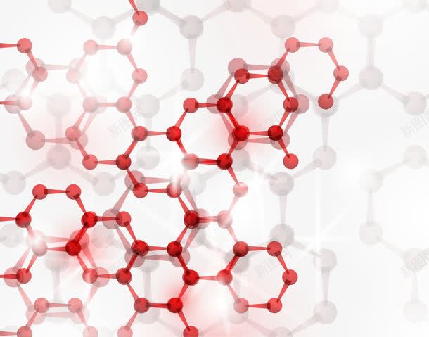 红色分子背景装饰矢量图eps免抠素材_88icon https://88icon.com 分子结构 分子背景 化学 化学结构 红色 矢量图