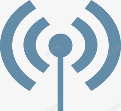 发散发散式wifi信号栏图标图标