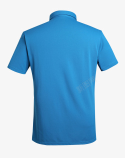T恤背面蓝色衬衫背面高清图片
