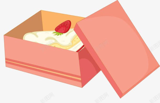 盒子上的蛋糕png免抠素材_88icon https://88icon.com 乳酪 乳酪蛋糕 吃的 含有脂肪的 奶酪 带有奶油的 甜品 甜的卡通 甜食 盒子 蛋糕 食物
