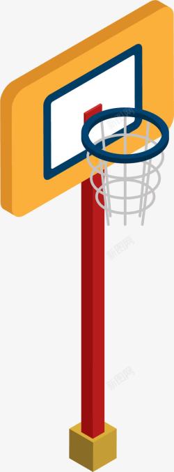 篮球筐篮球场篮球框图标高清图片