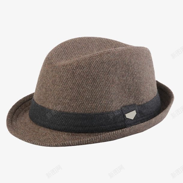 男士礼帽png免抠素材_88icon https://88icon.com 帽子 棕色 牛仔帽 礼帽 装饰
