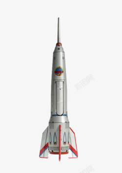 垂直的火箭船素材