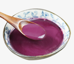 即食冲泡的紫薯糊素材