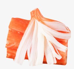 日式蟹肉成丝的蟹肉棒高清图片