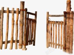 木质篱笆素材