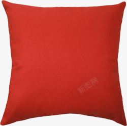 枕头红色红色抱枕高清图片