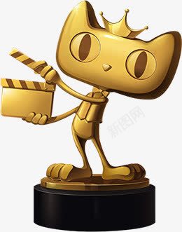 金色皇冠天猫摆件雕塑png免抠素材_88icon https://88icon.com 摆件 皇冠 金色 雕塑