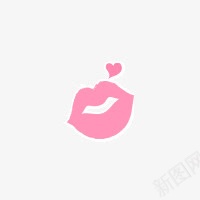 粉色嘴唇图案png免抠素材_88icon https://88icon.com 亲吻图案 嘴唇装饰图案 粉色嘴唇装饰