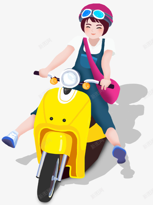 卡通手绘可爱骑车的女孩psd免抠素材_88icon https://88icon.com 卡通 卡通手绘可爱骑车的女孩 可爱 手绘 电动车 电瓶车插画 骑车 骑车的女孩