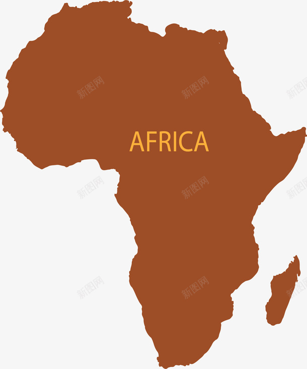 大地色非洲地形图矢量图ai免抠素材_88icon https://88icon.com 地图 地形图 矢量png 褐色地图 非洲 非洲地图 矢量图