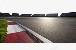 红色F1赛车比赛专用赛道高清图片